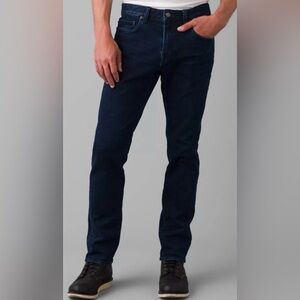 prAna Jeans Mens Blue Dark Wash Hillgard Slim Fit Tapered Rinse Wash Denim 30x32